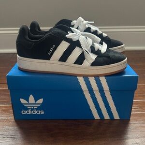 Adidas Campus Black and White Sneakers